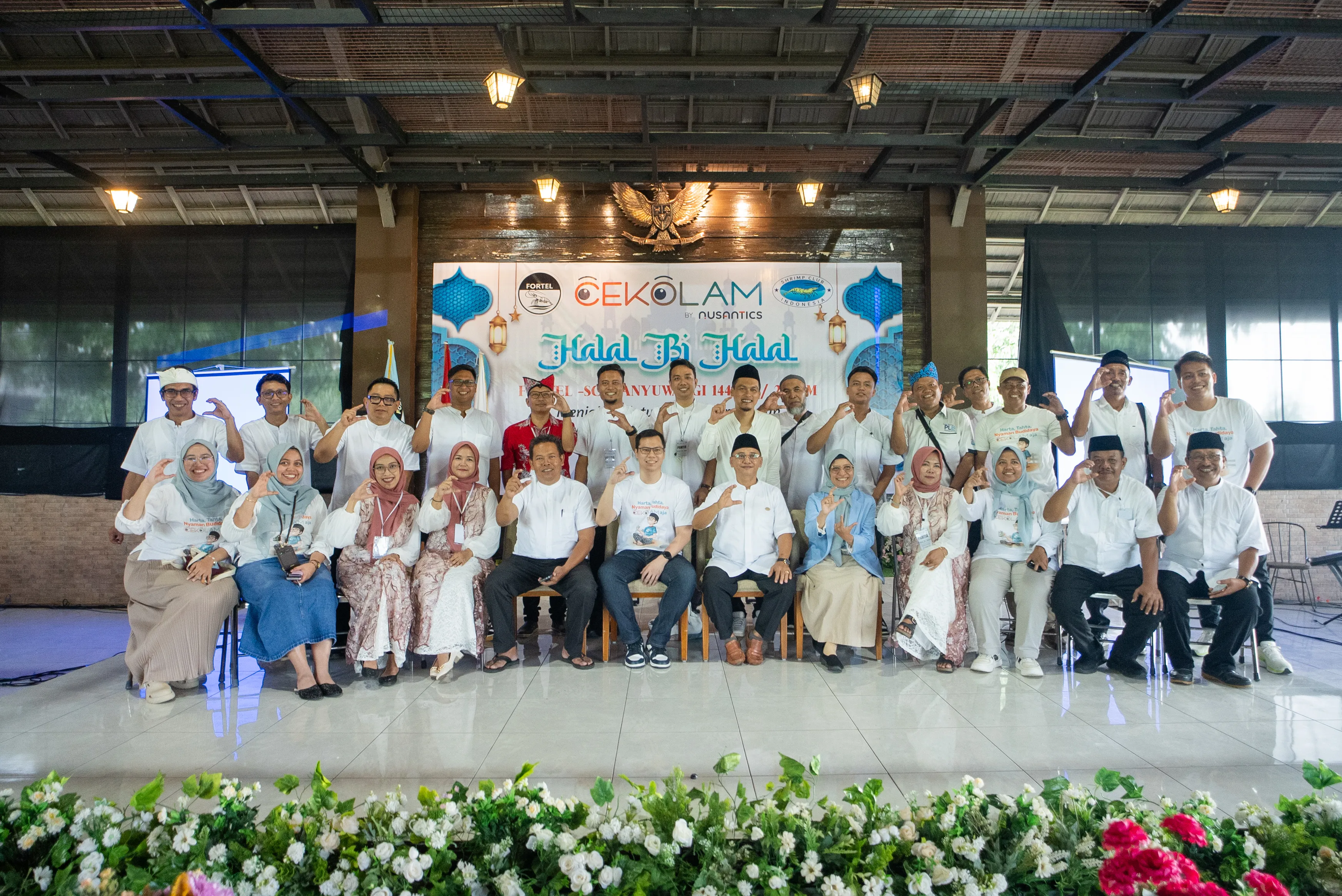 CeKolam Tekankan Pentingnya Memahami Mikroba Tambak dalam Halal Bihalal Fortel SCI