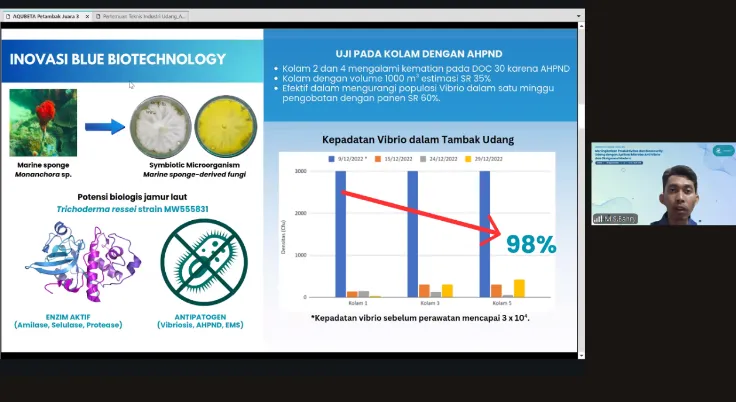 Webinar Petambak Juara: Inovasi Probiotik & Teknologi Aerasi untuk Budidaya Udang