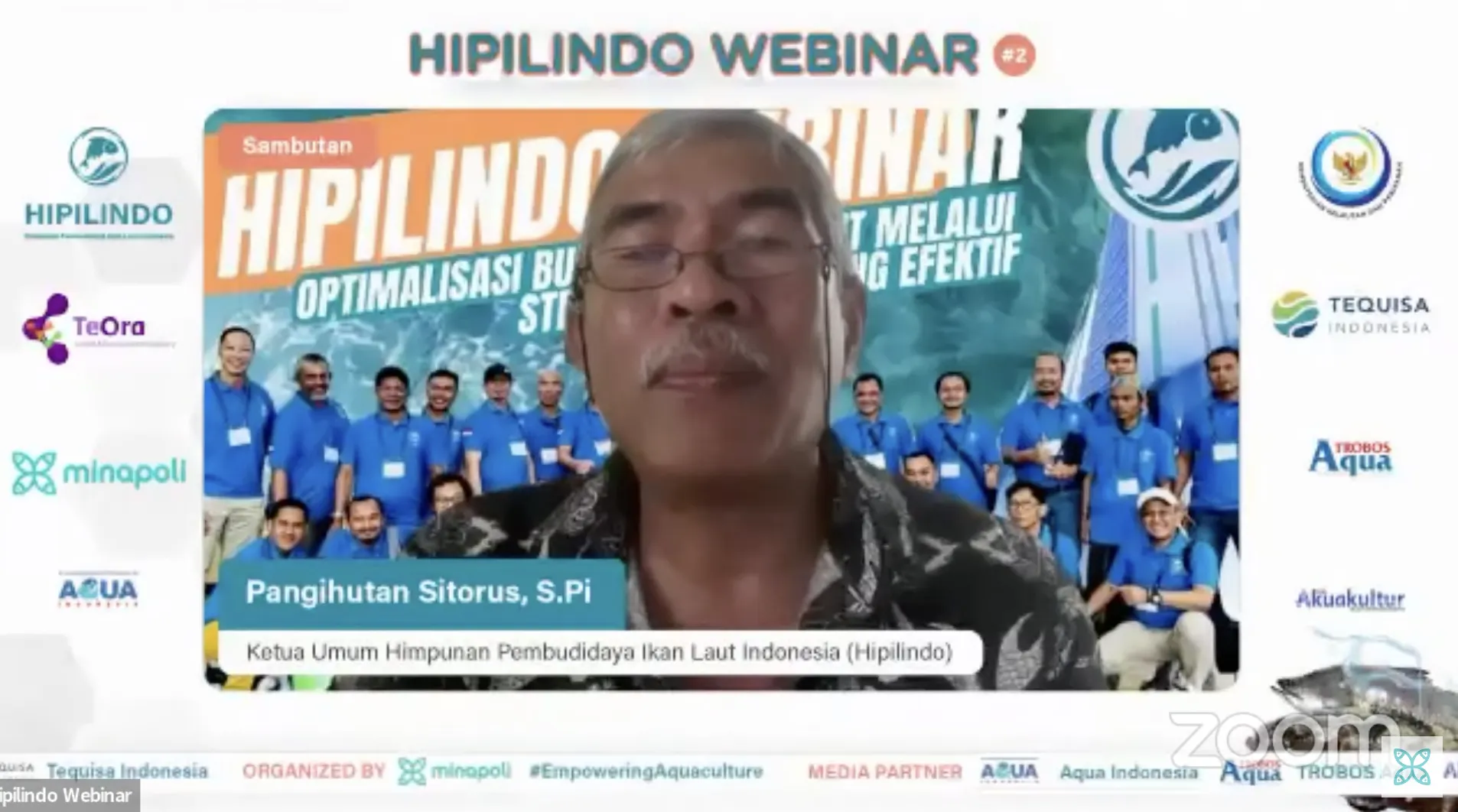 Webinar Hipilindo: Vaksinasi Untuk Tingkatkan Produksi Ikan Laut