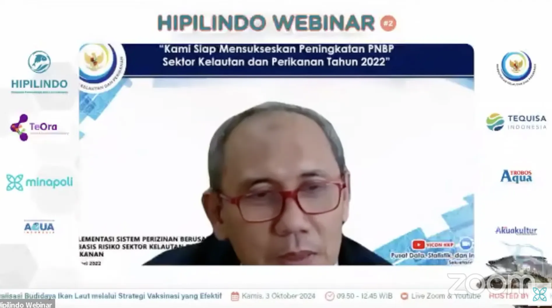 Webinar Hipilindo: Vaksinasi Untuk Tingkatkan Produksi Ikan Laut