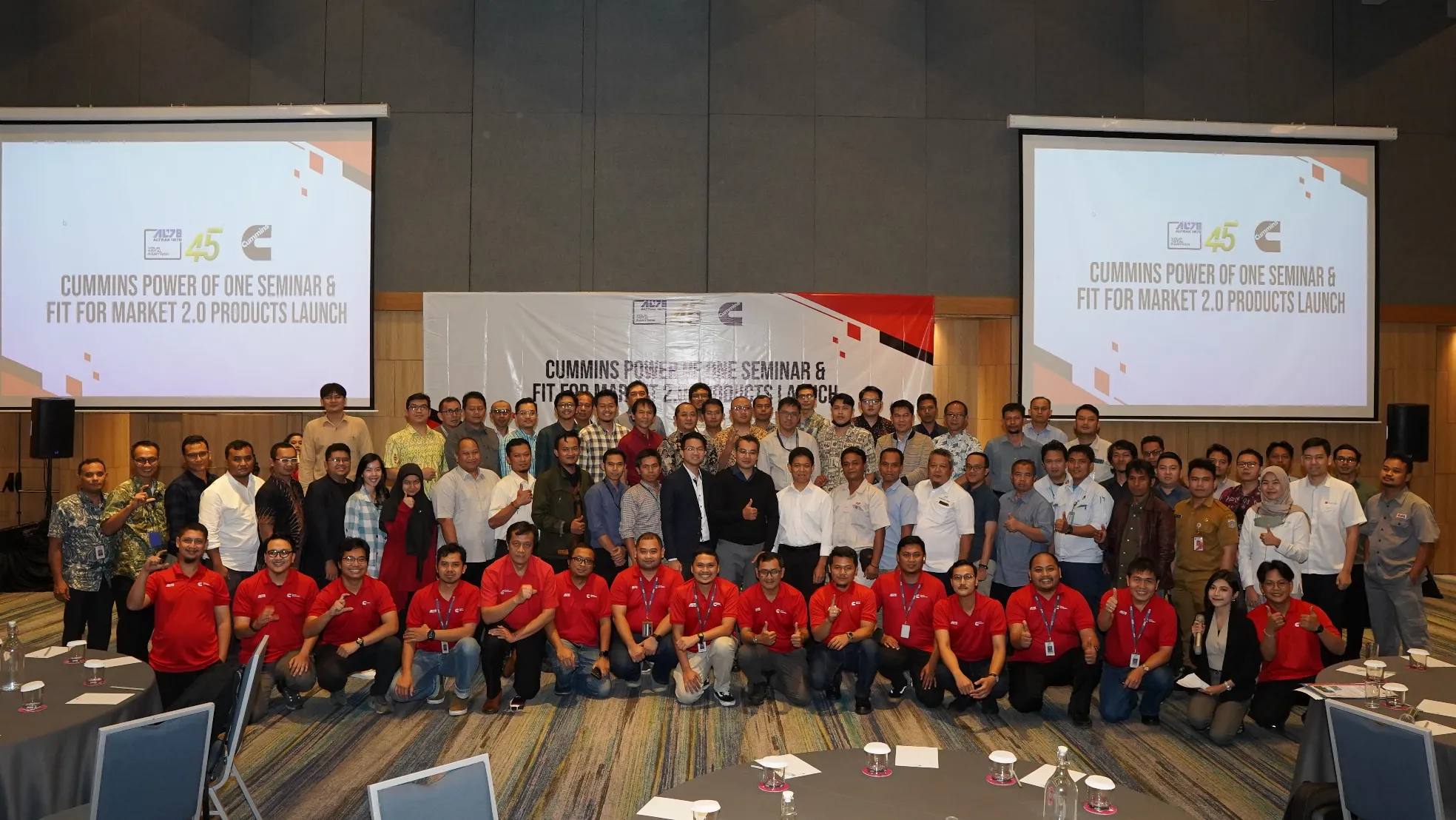 PT Altrak 1978 Selenggarakan Seminar The Power of One dan Peluncuran produk I-Ranges Cummins Power Generation