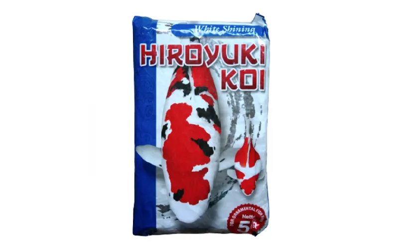 Pakan Koi Hiroyuki untuk Bulky dan Growth Color Ikan Koi