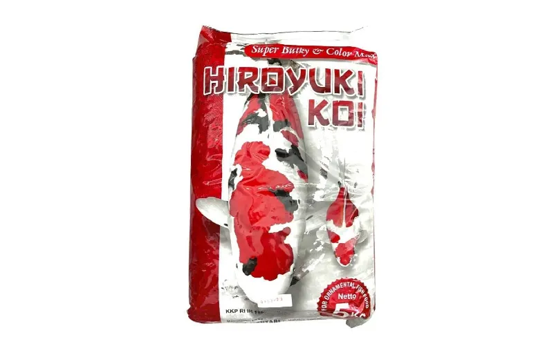 Pakan Koi Hiroyuki untuk Bulky dan Growth Color Ikan Koi