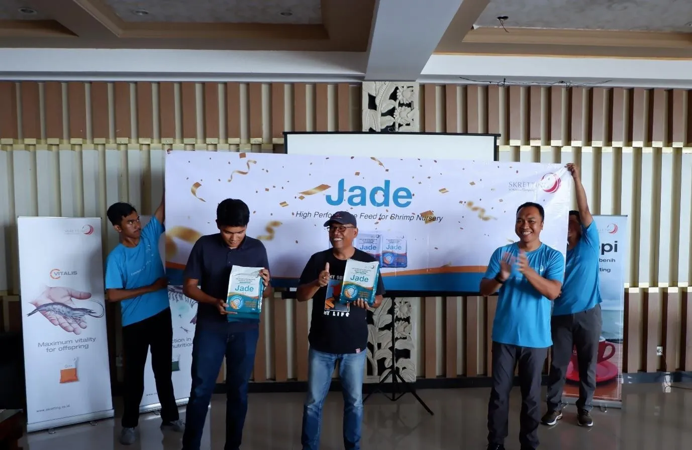 Pakan Jade dengan Performa Tinggi untuk Nursery Udang dari Skretting