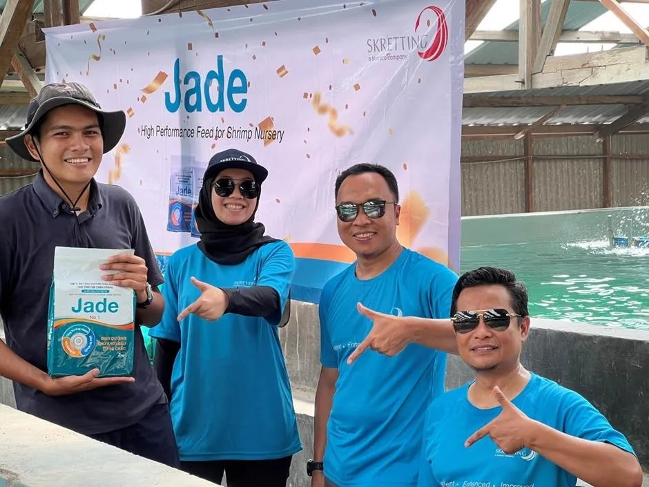 Pakan Jade dengan Performa Tinggi untuk Nursery Udang dari Skretting