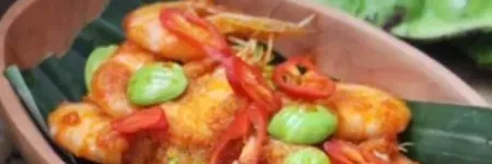 Resep Udang Pete Balado