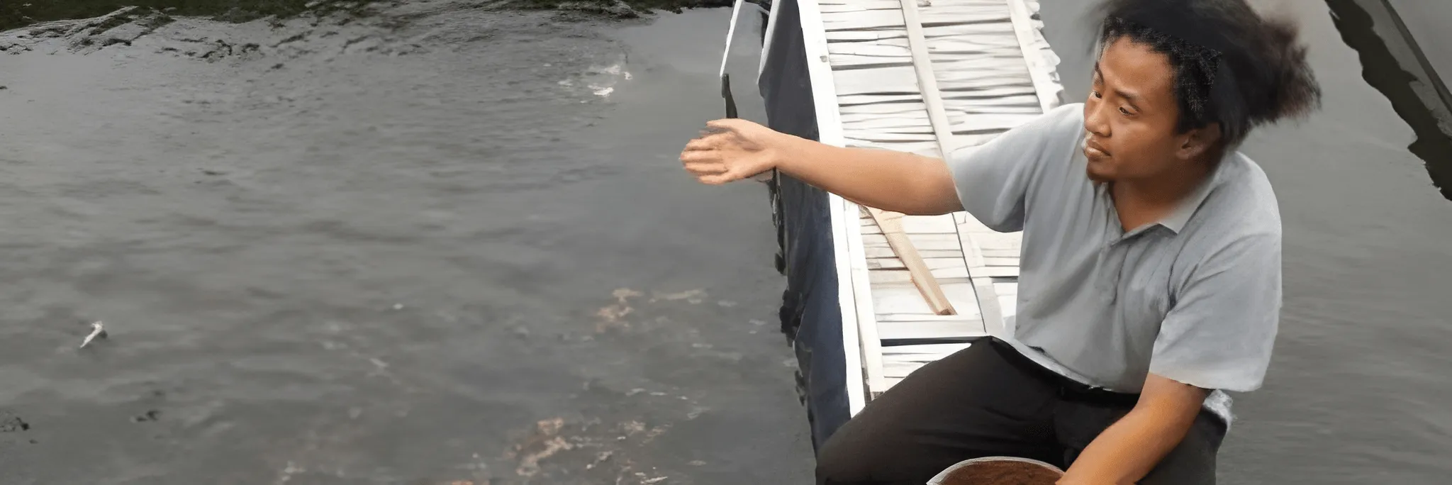 Manfaatkan Tambak Mangkrak, Santri Ponpes Al Manshuriyah Budidaya Ikan Nila