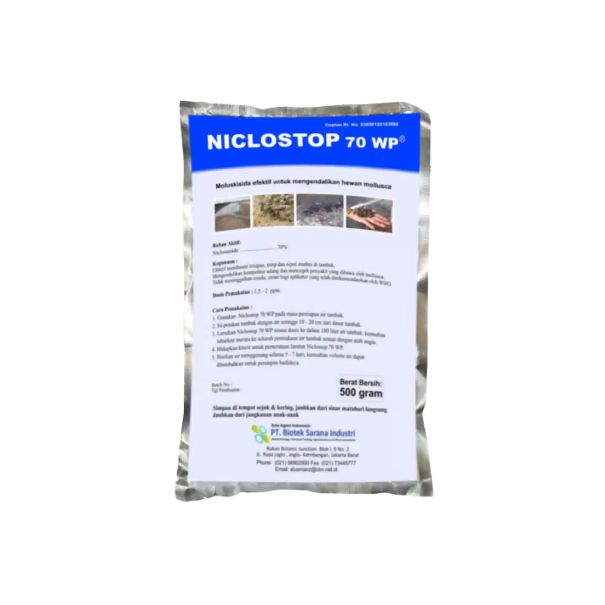 Desinfektan Niclostop Aquatic 70 WP - 500 g
