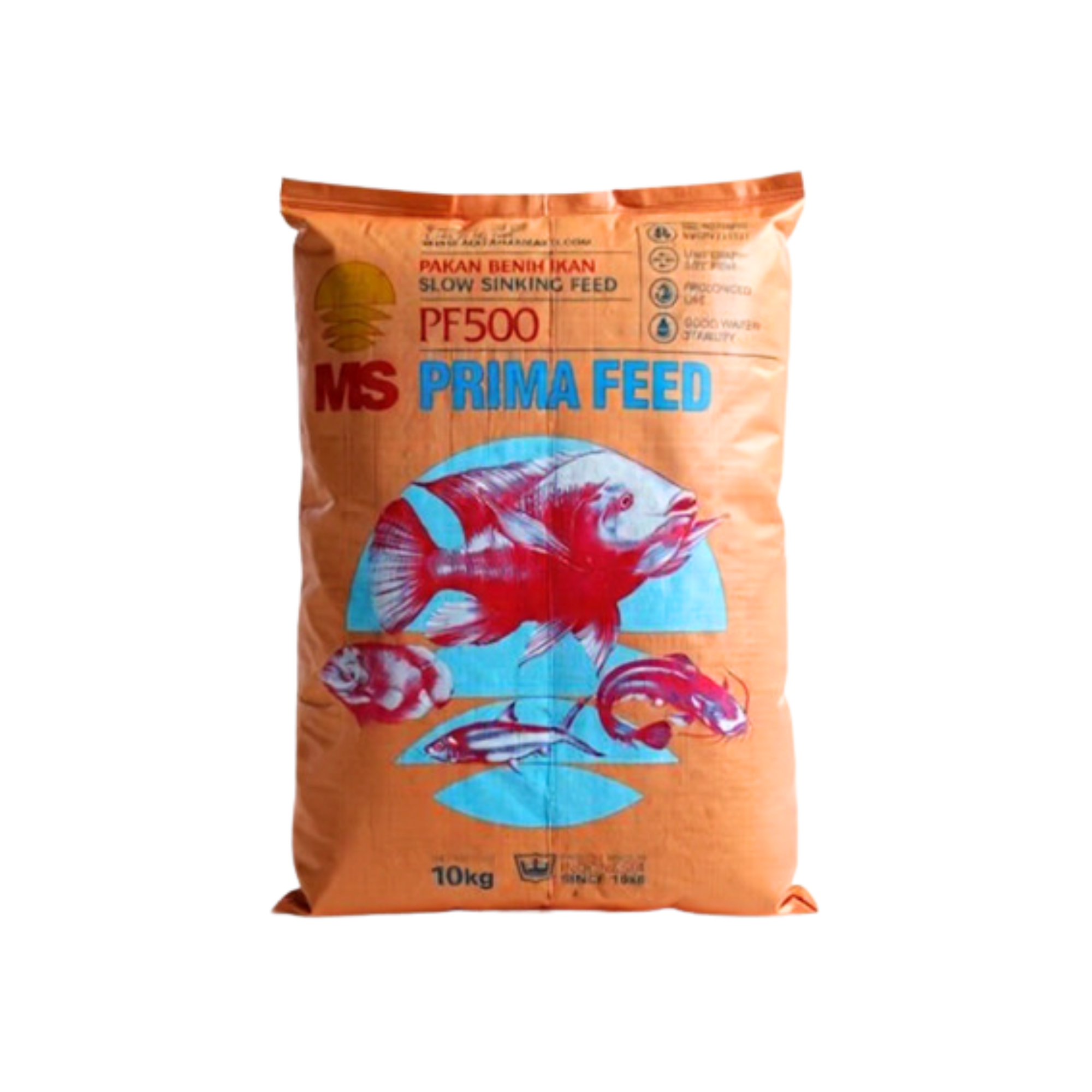 Pakan Benih Ikan Prima Feed PF 500 - 10 kg
