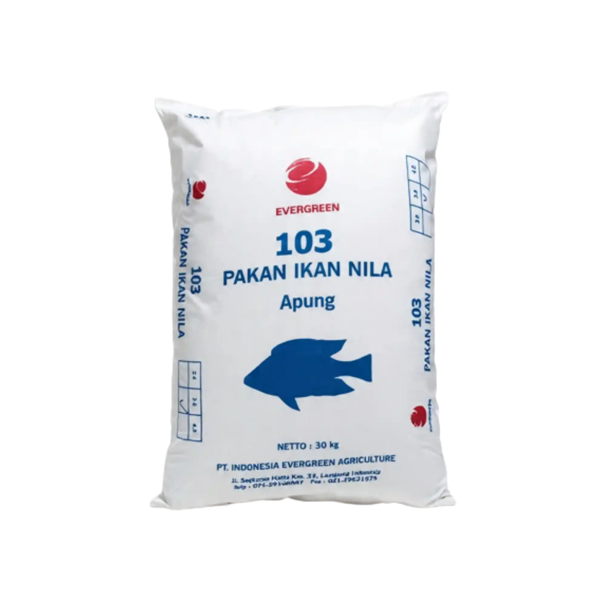 Pakan Ikan Nila 103-2 Evergreen - 30 kg