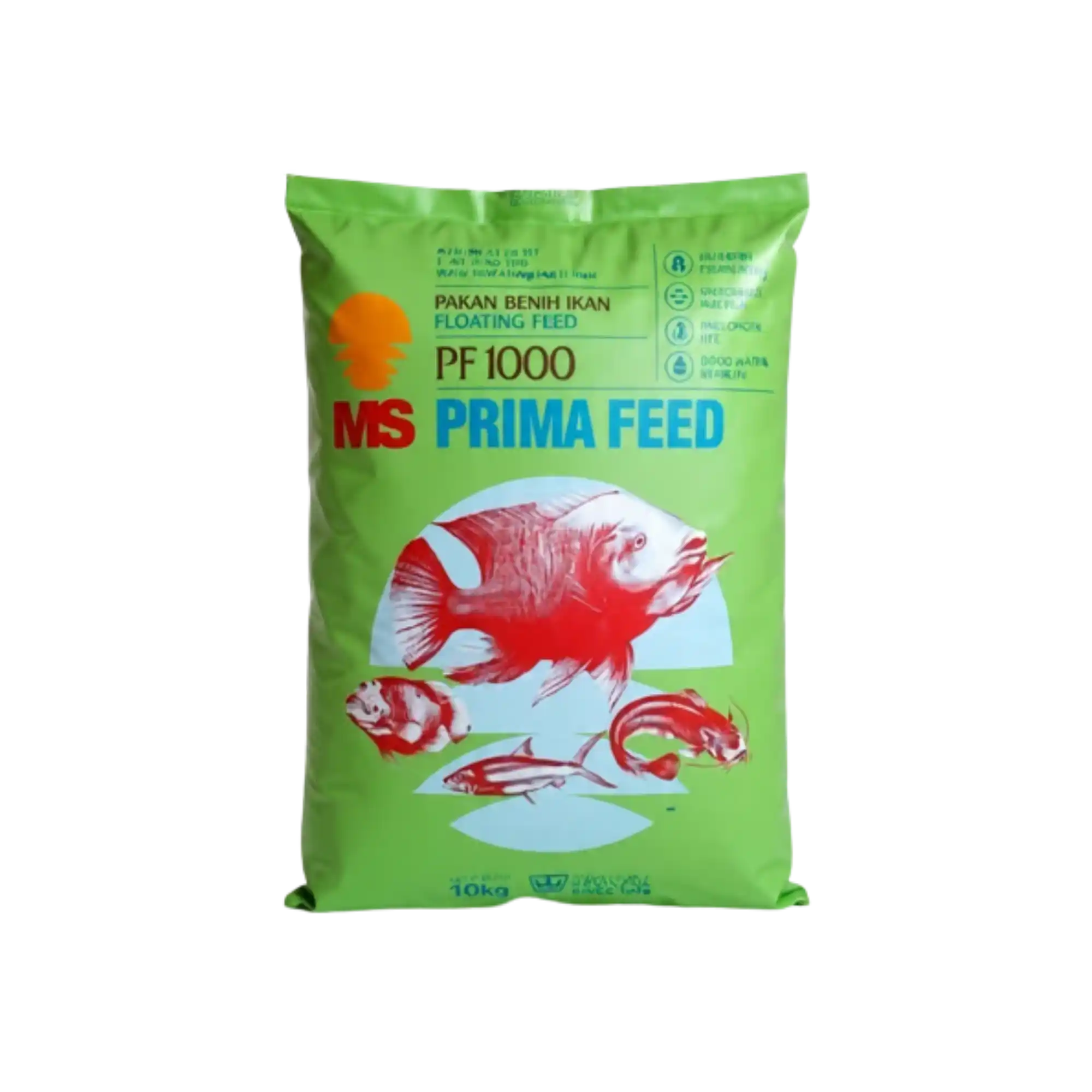 Pakan Benih Ikan Prima Feed PF 1000 MS - 10 kg