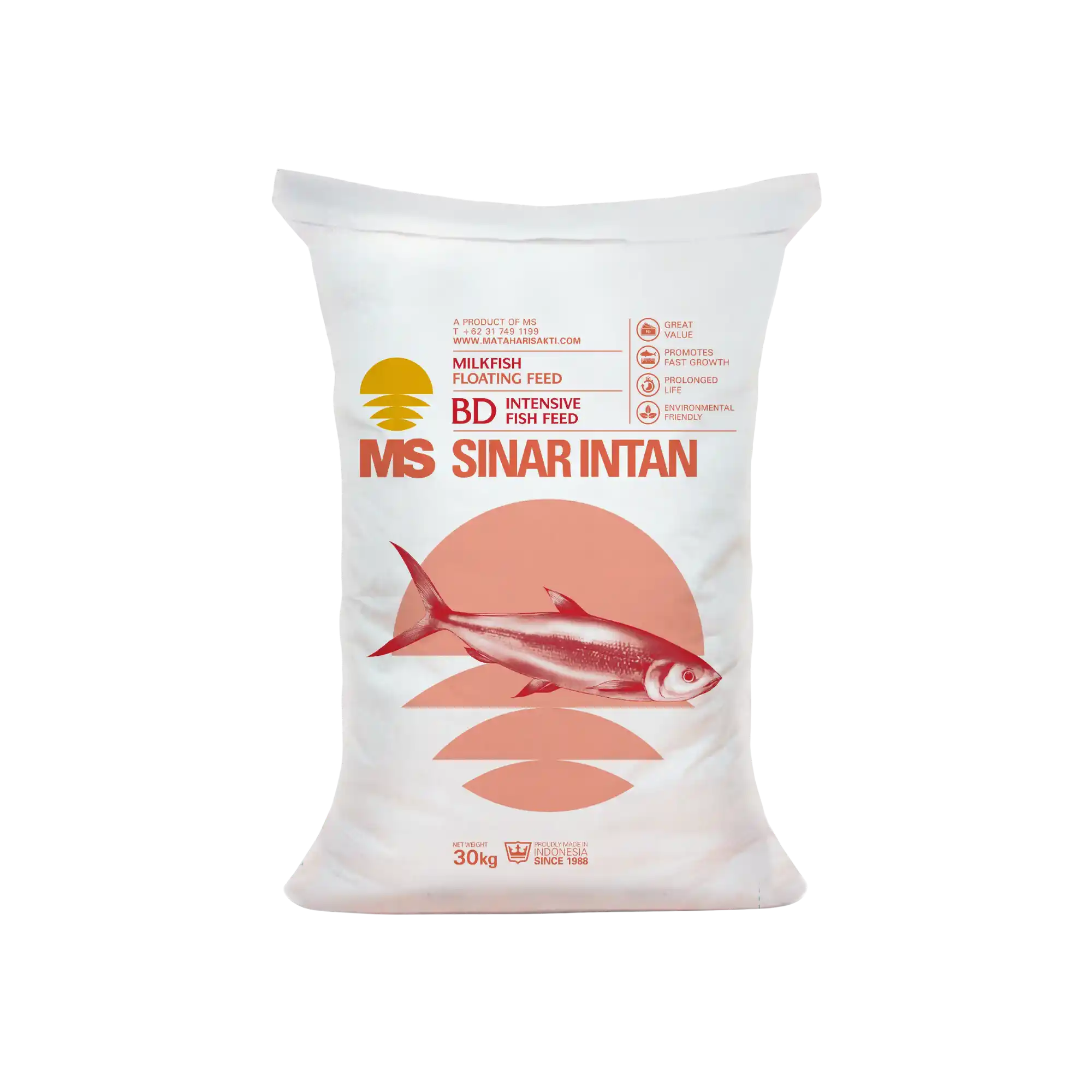 Pakan Bandeng Sinar Intan BD 3 - 30 kg