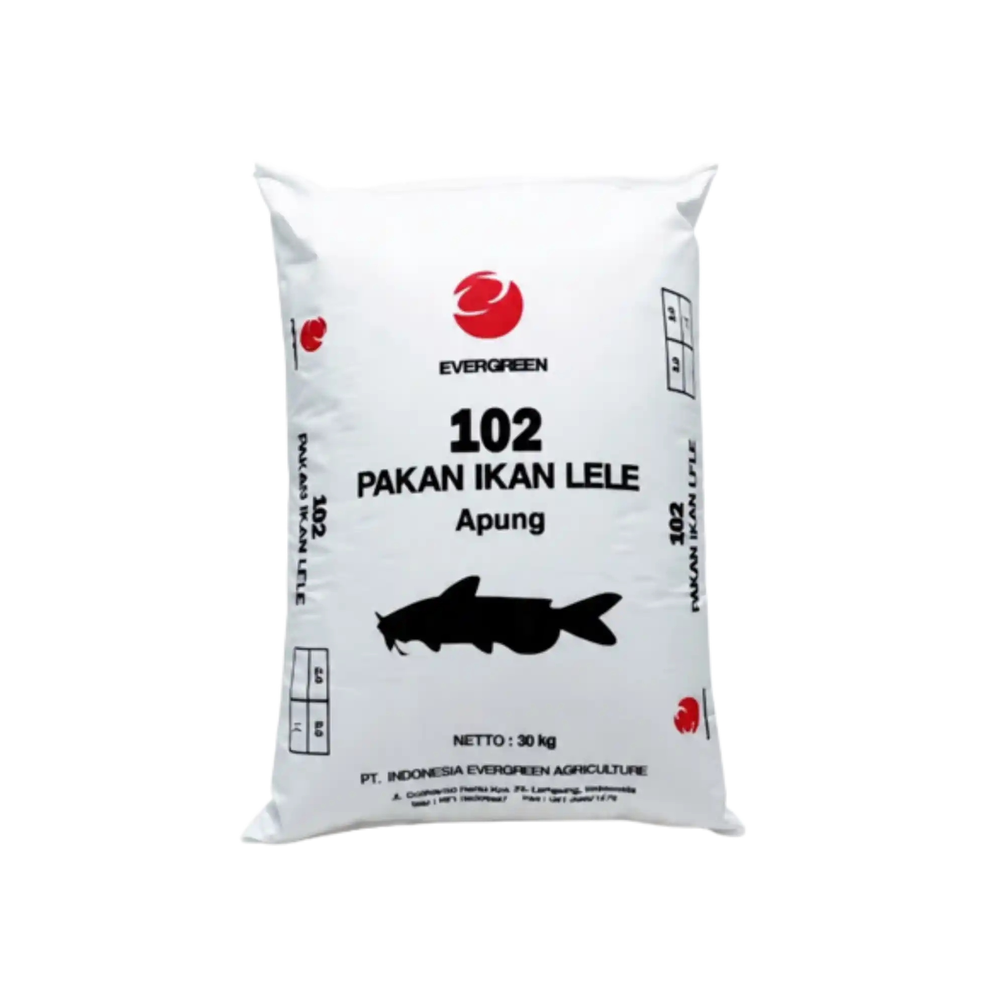 Pakan Ikan Lele 102-2 Evergreen - 30 kg